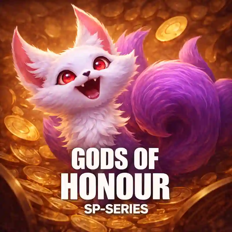 Gods of Honour casino slot game interface
